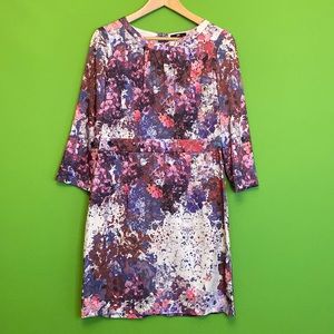 H&M Multi Colored Water Color Floral Dress